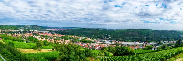 Landscape and panoramic view of Wurzburg, Bavaria — Stock Photo, Image