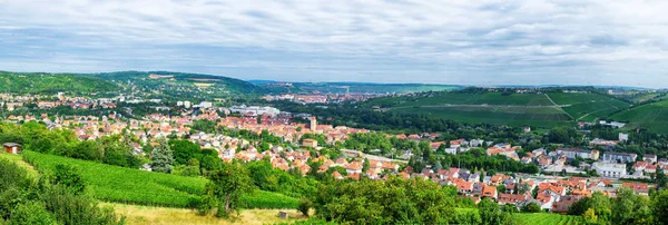 Paesaggio e vista panoramica di Wurzburg, Baviera — Foto Stock