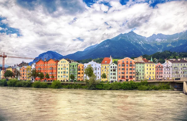 River Inn, Innsbruck, Austria — стокове фото