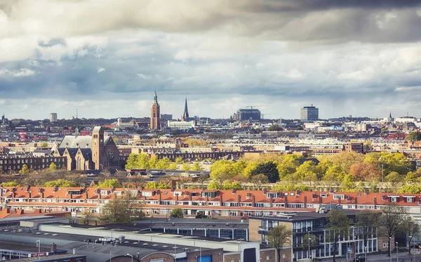 Панорама міста Гаага Стокова Картинка