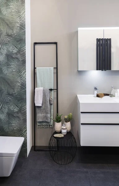 Деталь прикраси ванної кімнати — стокове фото