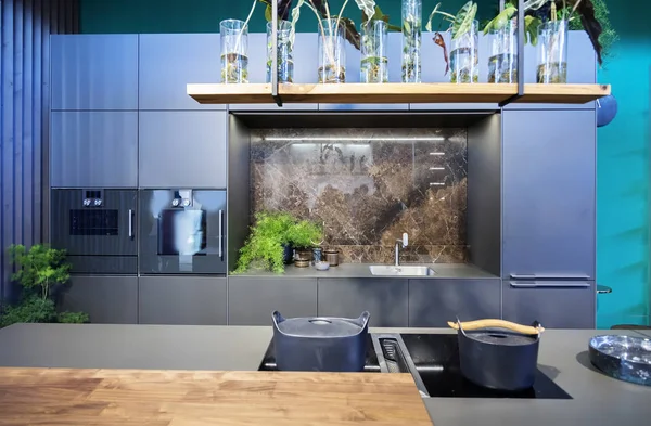 Keuken interieur in eco stijl — Stockfoto