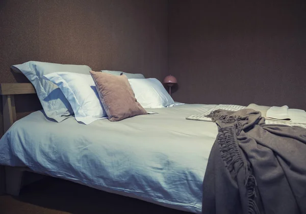 Ayrıntı yatak odası — Stok fotoğraf