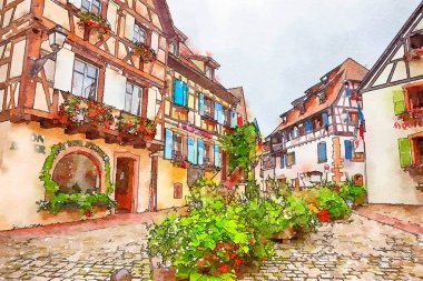Eguisheim Strasbourg bölgesi