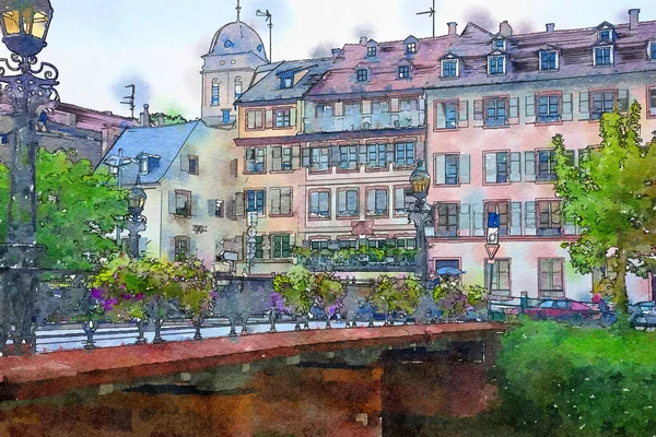 Strasburgo, regione Petite-France — Foto Stock