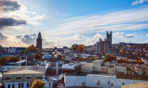 Panorama of old part of Cork, Ireland — Stock Photo, Image