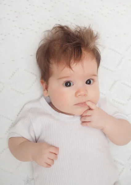 3 meses de idade lindo retrato do bebê — Fotografia de Stock