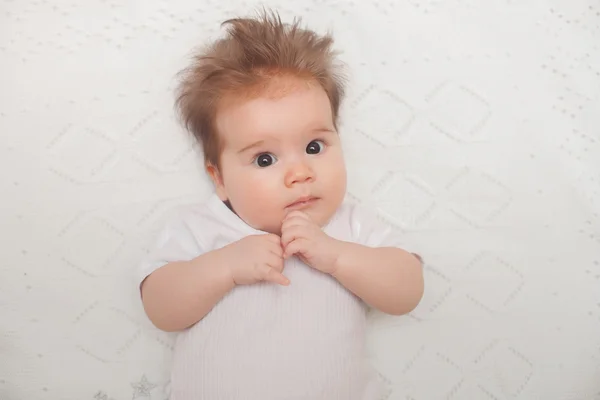 3 hónapos gyönyörű baba portré — Stock Fotó