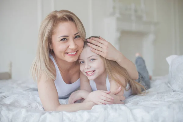 Prachtige Mooie Moeder Dochter Moederdag — Stockfoto