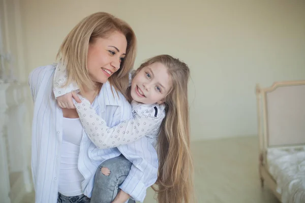 Belle Belle Maman Fille Fête Des Mères — Photo