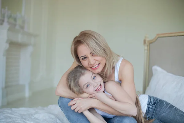 Belle Belle Maman Fille Fête Des Mères — Photo