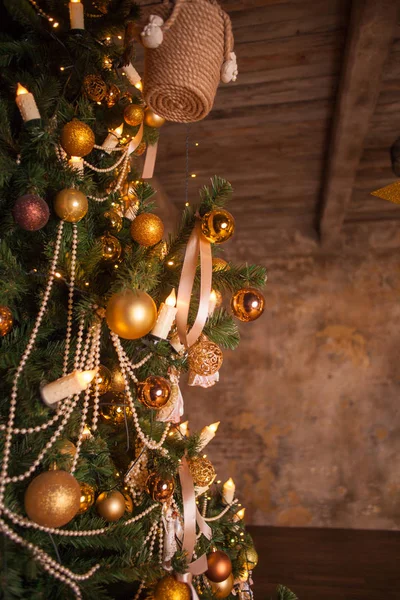 Bella Decorata Camera Natale — Foto Stock