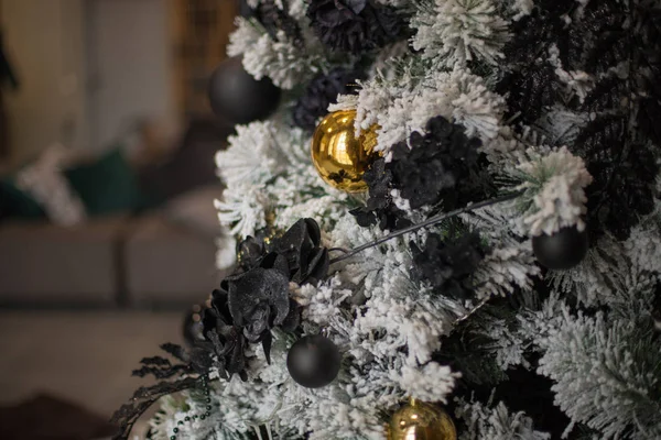 Belle Chambre Noël Décorée — Photo