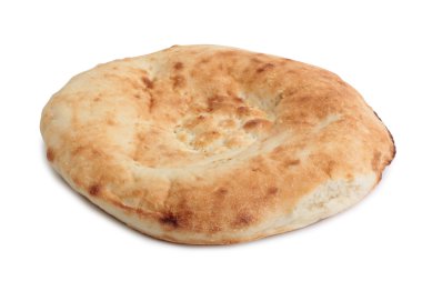 Beyaz üzerine buğday ekmeği