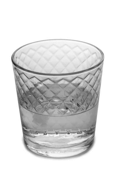 Vodka decanter fehér háttér — Stock Fotó