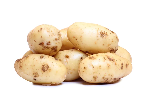 Картоплю на білому — стокове фото