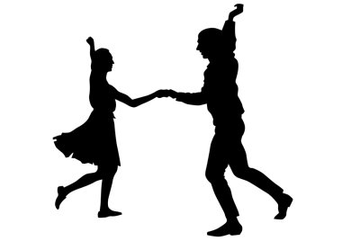 Dansçı bir çiftler