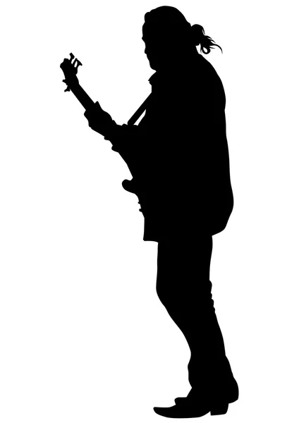 Gitarist adam iki — Stok Vektör