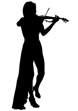 Kadınlar whit keman üç