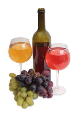 Üzüm ve beyaz şarap