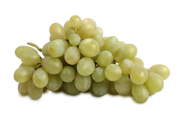 Uva verde su bianco — Foto Stock