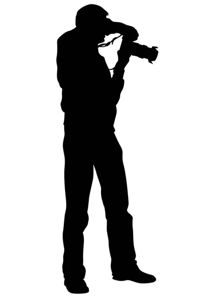 Foto hombre ocho — Vector de stock