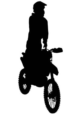 Retro motorlu bisiklet beyaz