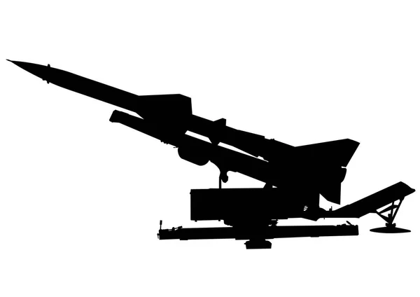 Anti aircraft gun — Stock Vector
