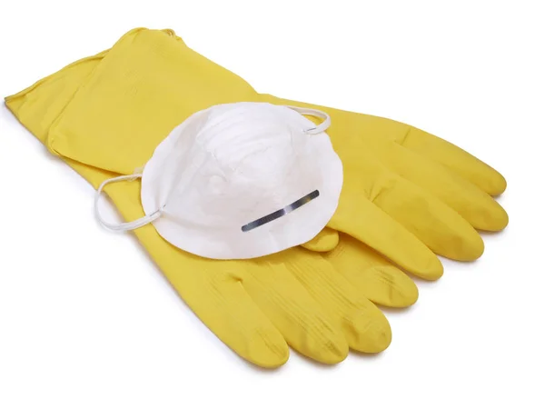 Mask and gloves — Stock Photo, Image