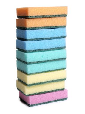 Beyaz temizlik sünger