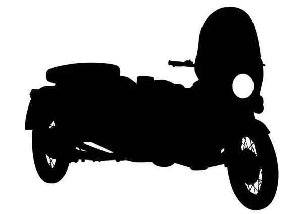 Gamla motorcykel — Stock vektor