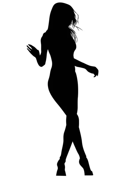 Hermosa danza chica — Archivo Imágenes Vectoriales