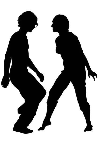 Les danseurs adorent — Image vectorielle