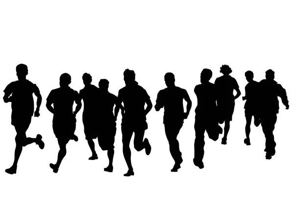 Люди пробігу — стоковий вектор