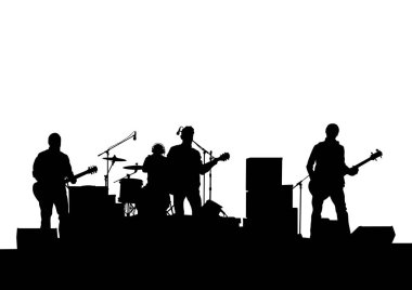 Rock grubu gitar