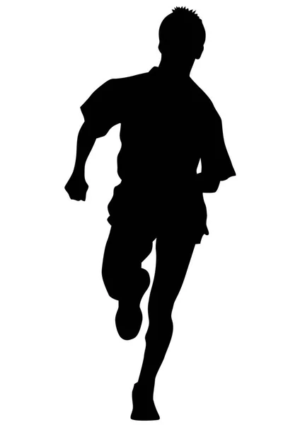 Running Man sechs — Stockvektor