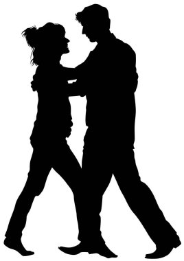 Tango dansçısı çiftler 3