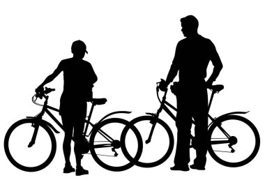 Beyaz çocuklar bisiklet bisikletçi