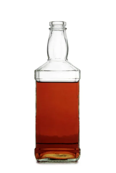 Brandy in glass bottle — Stock Photo, Image