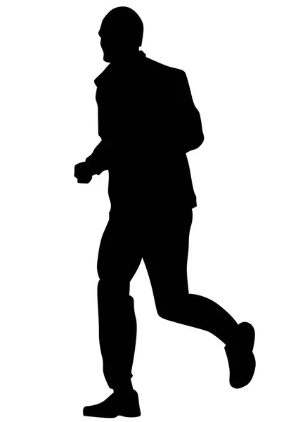 Correr hombre deportivo uno — Vector de stock