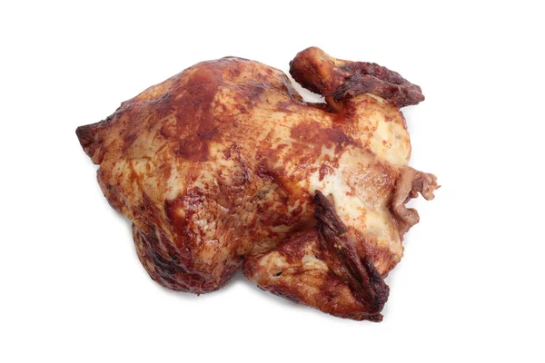 Daging ayam di atas enam putih — Stok Foto