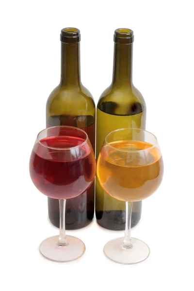 白 6 のワイングラス — ストック写真