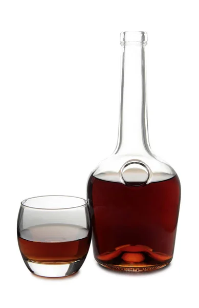 两杯威士忌酒玻璃 — 图库照片