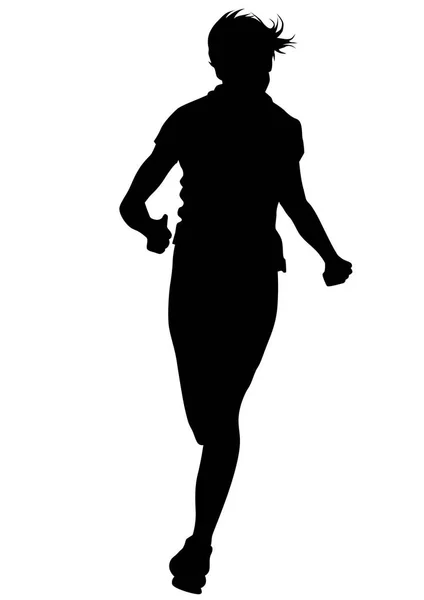 Courir sport hommes dix — Image vectorielle