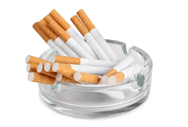 Cigarro em cinzeiro quatro — Fotografia de Stock