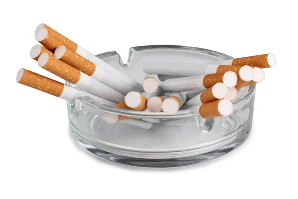 Cigarette in ashtray two — Stock Photo, Image
