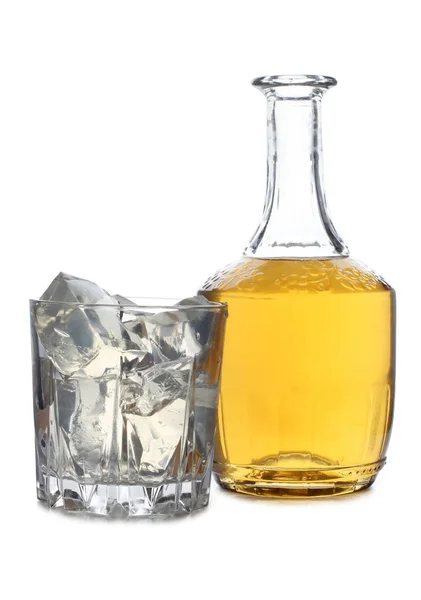 Whisky e ghiaccio tre — Foto Stock