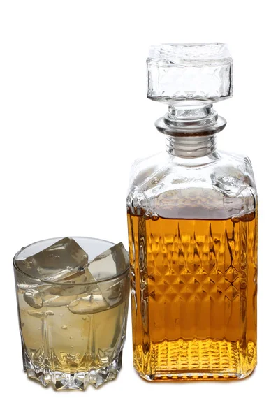 Whisky e ghiaccio due — Foto Stock