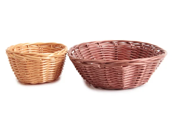 Basket on white eight — Stock Photo, Image