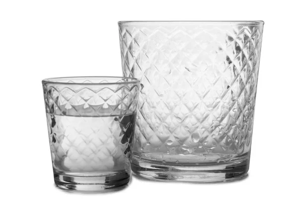 Wodka im Retro-Glas zehn — Stockfoto